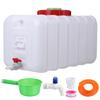 Outdoor Water Tank for Camping 29Gallon/100L Large Tank, Storage Container, Drinking Canister, Plastic Garden Irrigation Container Bucket, with Spigot