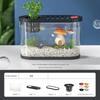 Transparent Plastic Fish Tank Space-Saving Clear Table Fish Bowl Tabletop Fish Bowl  Plant Growing