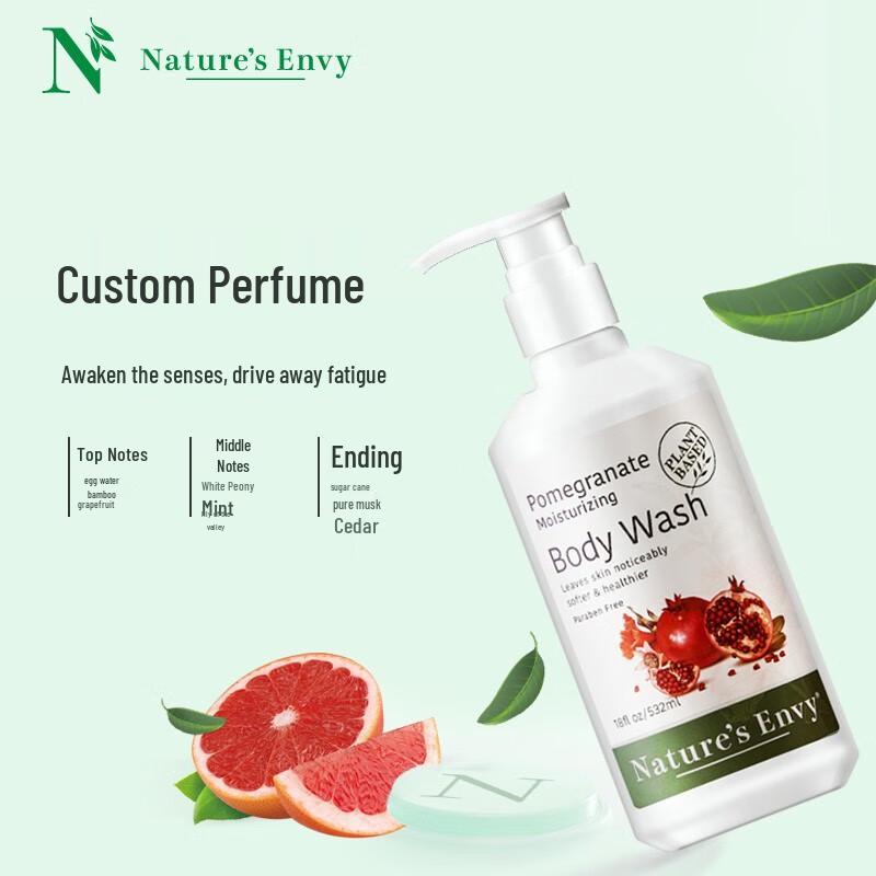 Nature's Envy Red Pomegranate Hydrating Shower Gel
