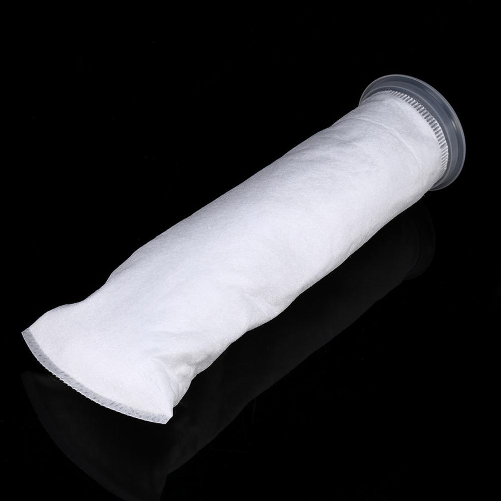 150 Micron Aquarium Filter Bag White Filter Ring Sock Light Weight Fish Tank Filter Bag Aquarium