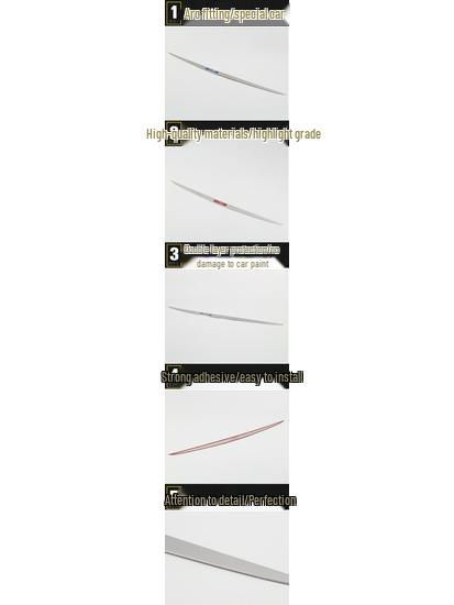 17 Buick Regal Rear Trunk Trim: Anti-Scratch & Collision Decoration Sticker