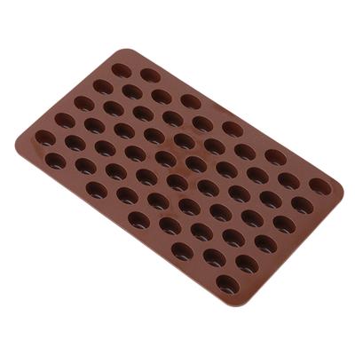 7/55 Cavity Mini Coffee Beans Chocolate Sugarcraft Candy Silicone Mold Mould Fondant Cake Decorating Baking Pastry Tools