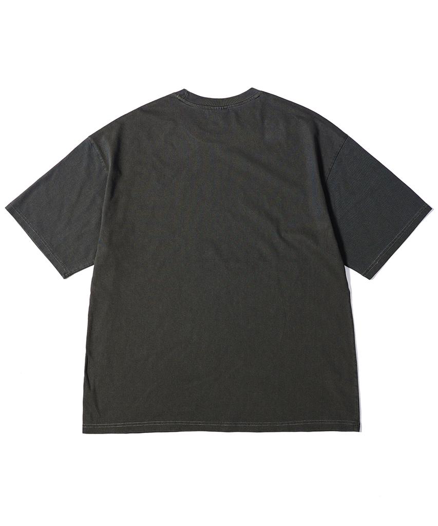 GAKKAI UNIONS My Day Pigment Short Sleeve T-Shirt Charcoal