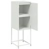 Highboard White 36x39x107 cm Steel