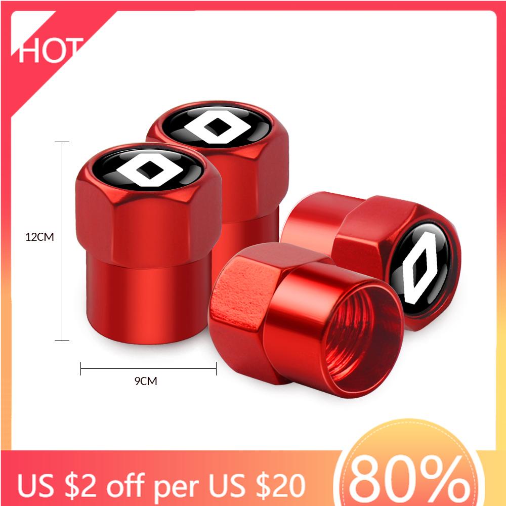 Pro Renault 2026 Nové kryty kol 4 ks Krytky ventilků pneumatik kol auta Autopříslušenství pro Renault Captur Twingo Megane Clio Dus