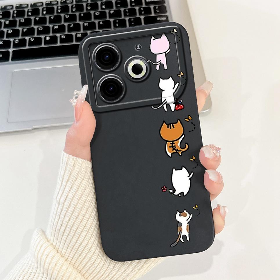 Fashion Painting Back Cover For Tecno Pova 6 Neo 4G Phone Coques Marble Avocado Moon Night Gothic Back Covers Pova6 Neo Soft Bag