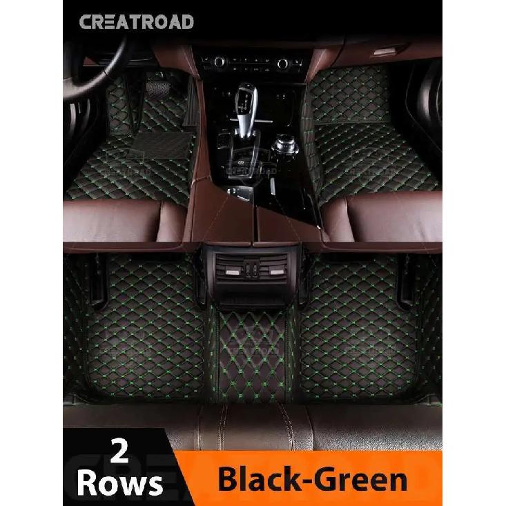Autofußmatten für Toyota Highlander Hybrid 7 Sitze -2025 Auto-Fußmatten Automobil-Teppichabdeckung Innenzubehör