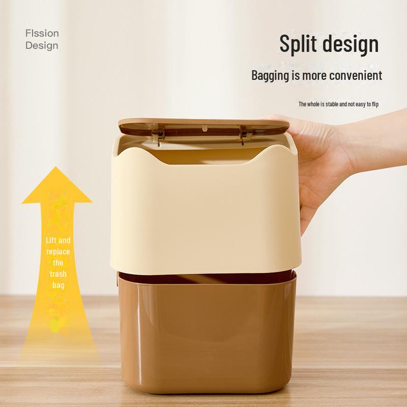 Katzenstreu-Mülleimer mit Schiebedeckel und Spezialbeuteln für einfache Reinigung