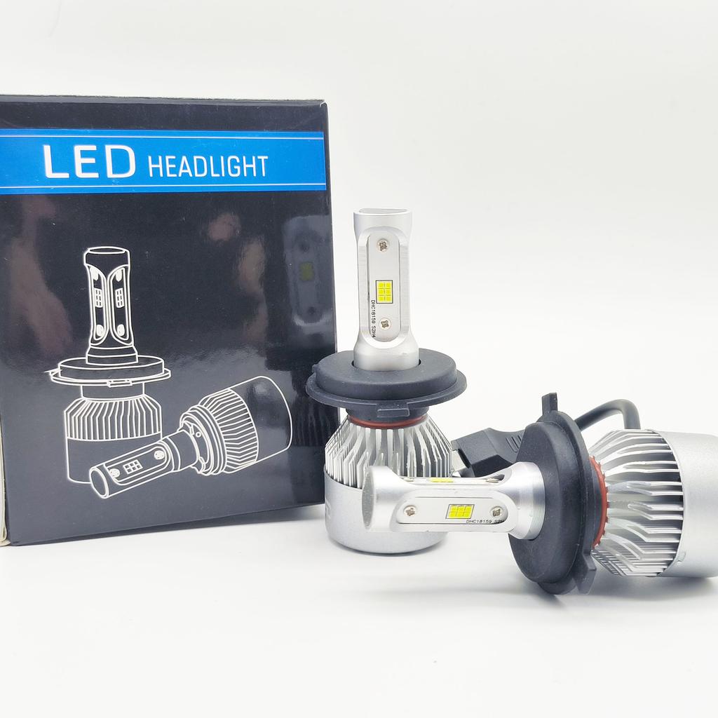 S2 CSP čip auto LED světlomet dálková a potkávací světla H4 supersvítivá modifikace světlometu H7 H11