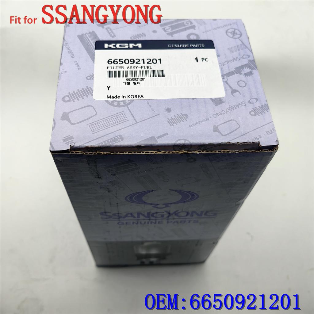 Diesel filter fit for Ssangyong KYRON REXTON RODIUS/STAVIC ACTYON SPORTS Diesel filter 6650921201