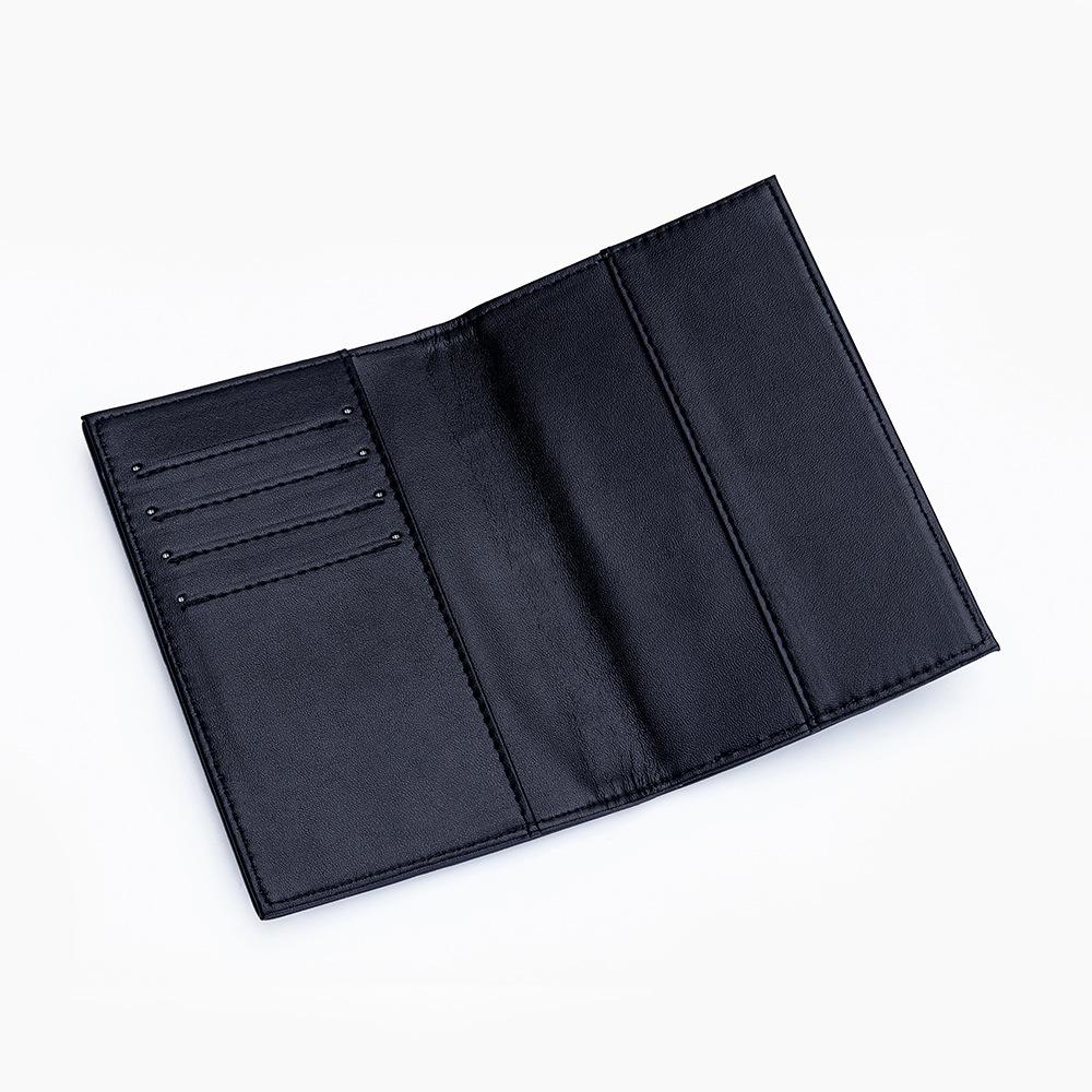 Women's Fashion Woven Sheepskin Passport Wallet & Document Organizer