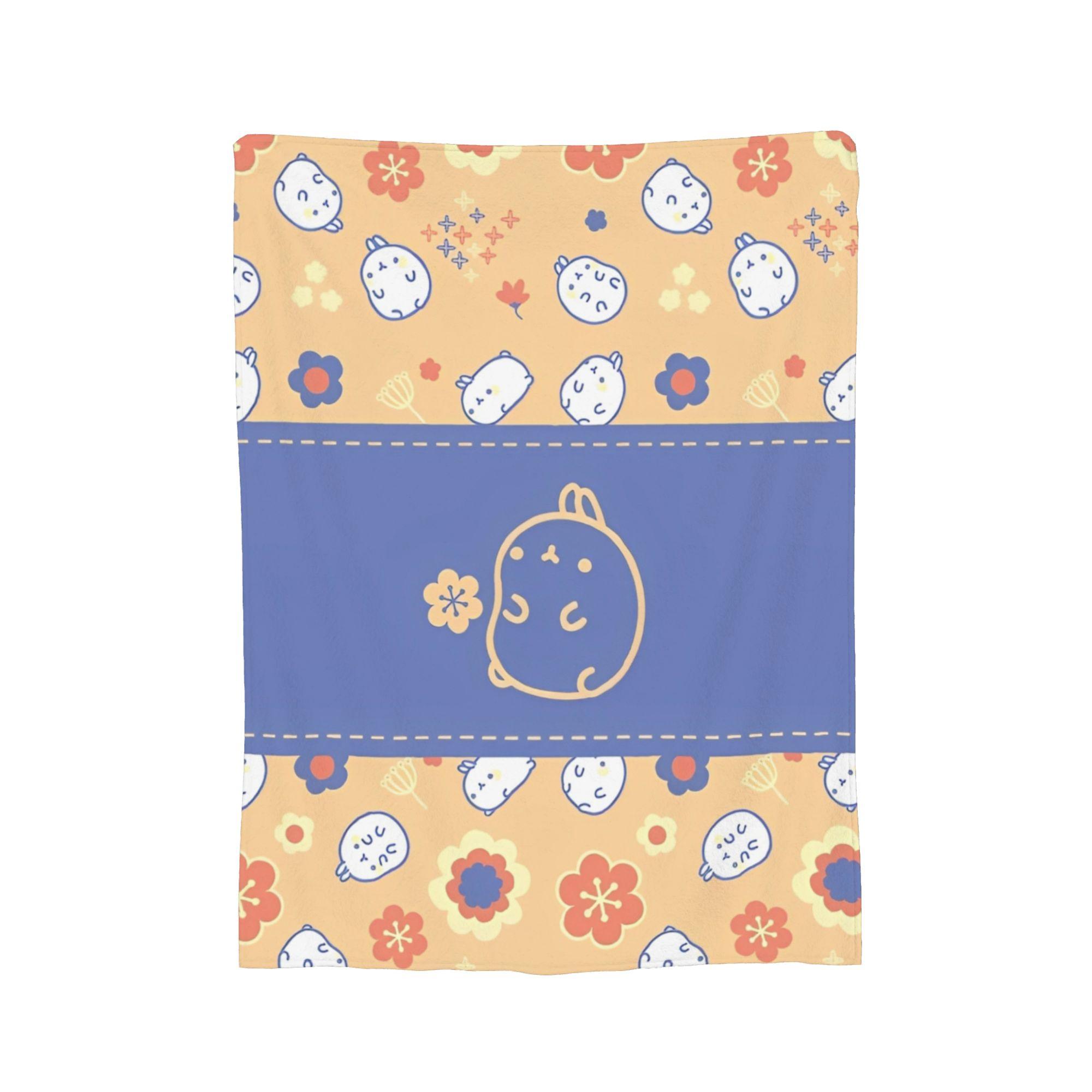 

Cartoon M-Molangs and Piupiu Blankets Fleece Winter Multi-function Lightweight Thin Throw Blankets for Bed Couch Bedspreads 30x40in