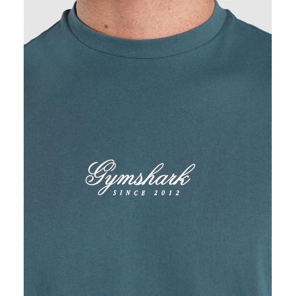 Gymshark Athletic Department Tank Cargo Blue A7a2c Uctp