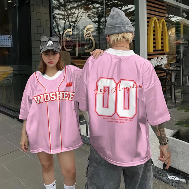 

Мужская модная футболка с коротким рукавом, новая футболка, топ с коротким рукавом, летняя повседневная свободная хип-хоп одежда с круглым вырезом 6XL