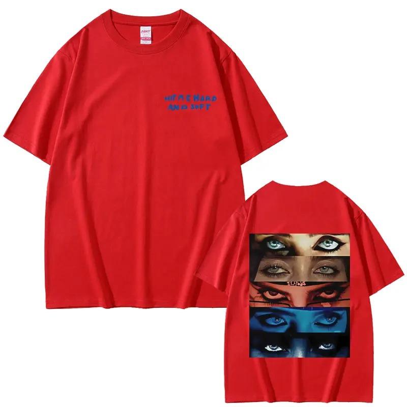 T-shirts 2026 Hit Me Hard and Soft Style Identique Hommes Femmes Hip Hop Mode Musique Pop T-shirt Y2k Unisexe Été Coton Oversize T-shirts