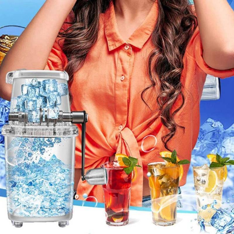 Portable Handheld Ice Crusher With Safety Features And Easy Control For Personal Use