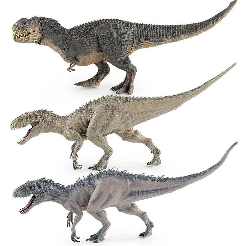 Realistische PVC Jurassic Dinosaurier Modellkollektion mit T-Rex und Carnotaurus Spielzeug