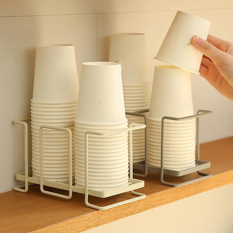 1Pcs Disposable Cup Storage Rack Cup Picker Cup Storage Rack Tea Cup Home Kitchen Paper Cup Display Rack Storage Supplies