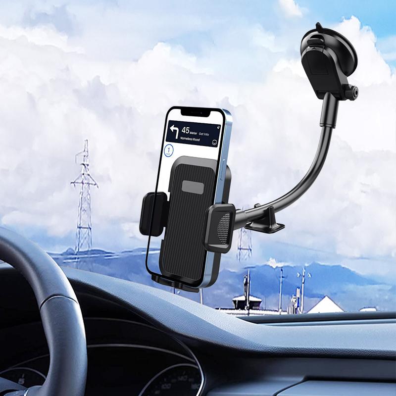 Uchwyt na telefon uniwersalny 4,7-6,7 cala uchwyt na telefon komórkowy akcesoria samochodowe uchwyt na telefon na deskę rozdzielczą wielofunkcyjny