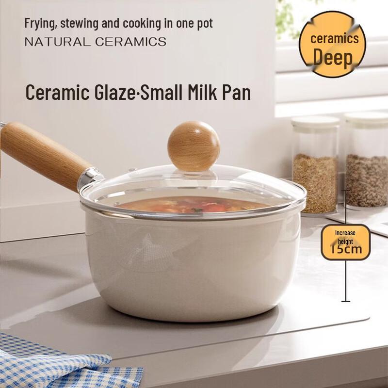 QianChuhuang 16cm Healthy White Ceramic Mini Pot