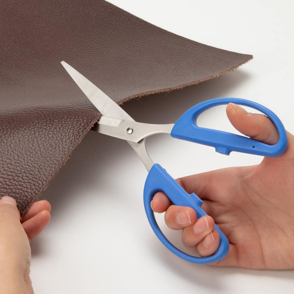 Kai Corporation Glatt Lang Hergestellt in Schonend für das Elastomerharz Ideal für 750BH9101 Schere, Schneiden, Klinge, 190mm, Japan, Hand, Rutschfester Griff,