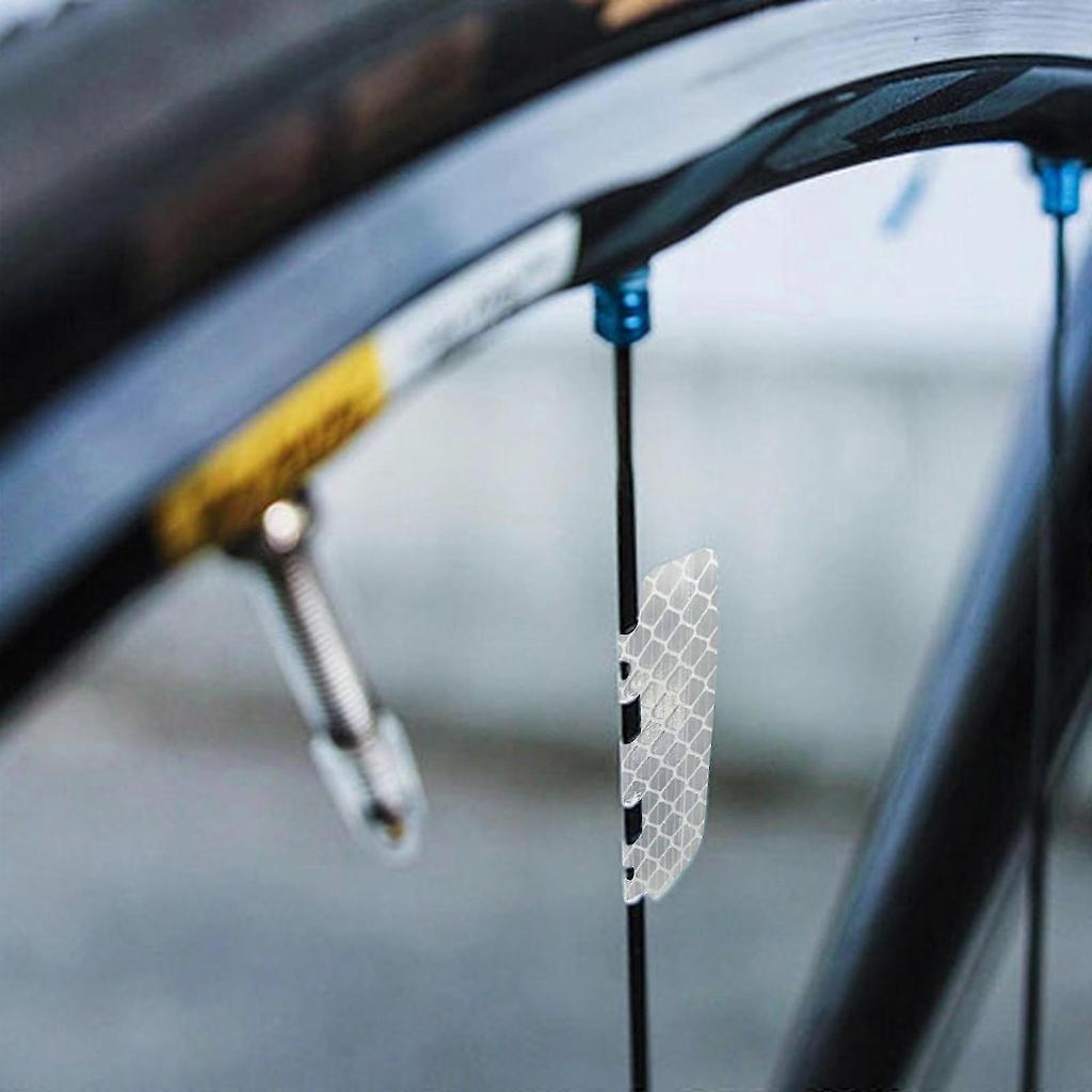 Bicycle Luminous Plate Night Reflector Mountain Bike Reflector 4pcs