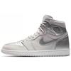 Air 1 Retro High OG CO.JP 'Tokyo' Koffer Spezialbox (Unisex) Neutralgrau / Metallic-Silber / Weiß Vintage Basketballschuhe
