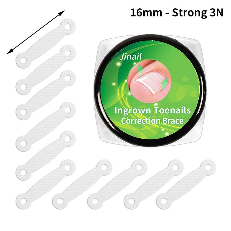 10 sztuk Narzędzia do korekcji wrastających paznokci u stóp Klips prostujący Orteza Elastyczny plaster Naklejka Narzędzie do pedicure do pielęgnacji i leczenia paznokci