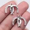 10pcs Lucky Horseshoe Horse Shoe Charms For Jewelry Making Antique Jewelry Making DIY Handmade Craft