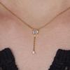 [LOMET] 14K GP Mirabelle Drop Necklace_MJ0491BRN