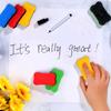 24 Pcs Magnetic Dry Erases Eraser Magnetic Whiteboard Eraser Colorful Board Cleaner For Teachers Students
