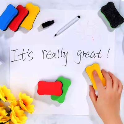 24 Pcs Magnetic Dry Erases Eraser Magnetic Whiteboard Eraser Colorful Board Cleaner For Teachers Students