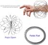 Spinner Ring Arm Magic Kinetic Spring 3D Bracelet Spring Fidget Ring Rainbow Interactive Spring Toy Gift for Adult Stress Relief