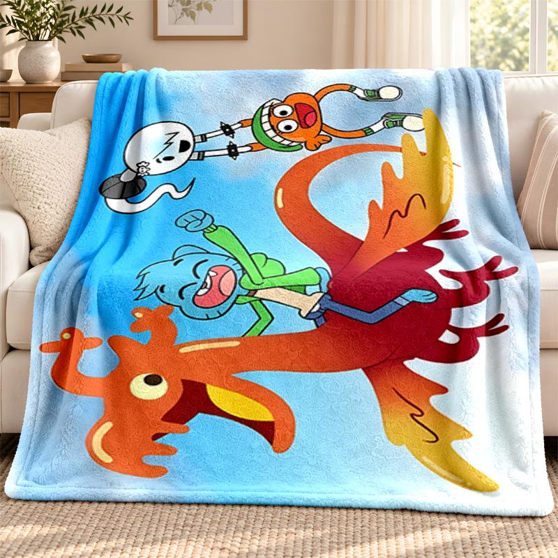 Gumball Decke Flanelldecke Weiche Gemütliche Plüschdecke für Sofa Bett Leichte Heimdekoration Outdoor Camping