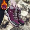 Men Winter Plush Ankle Boots Women Waterproof Plush Snow Boot Men Hiking Shoes Outdoor Sneakers Couple Climbing Trekking Boots