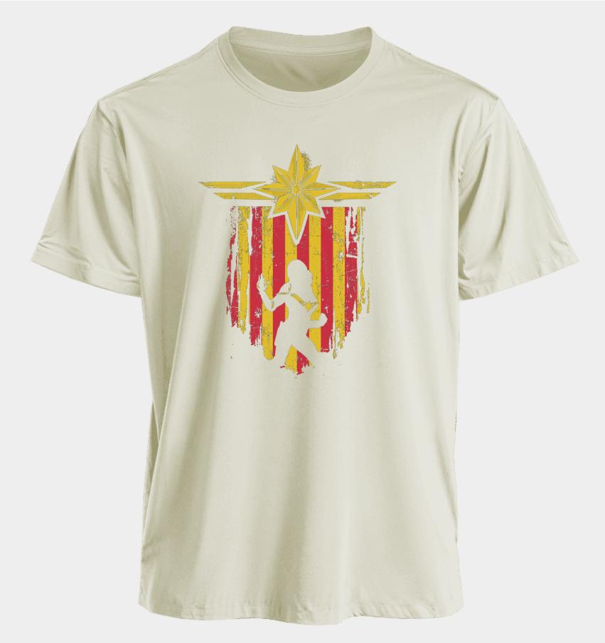 Men's and Women's T-shirts Captain Summer American Spring and Autumn Sports Fitness Casual Oversized Short-sleeved