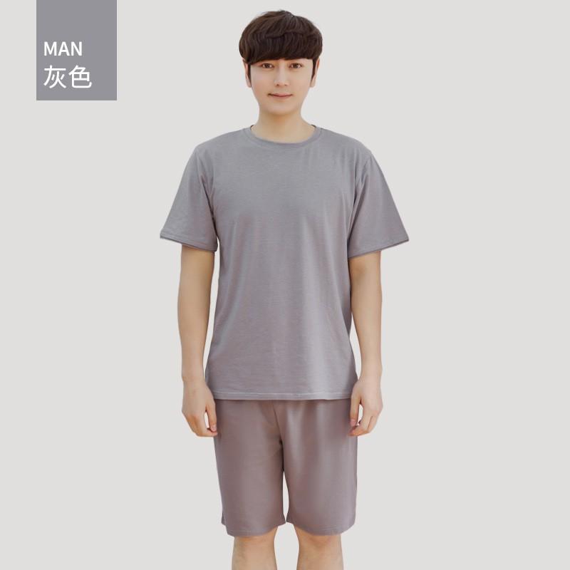 Couple Striped Short Sleeve Shorts Set Loungewear Casual Wear