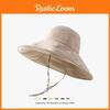 Womens Uv Protection Sun Hat With Large Brim Cotton Linen Summer Outdoor Travel Accessory