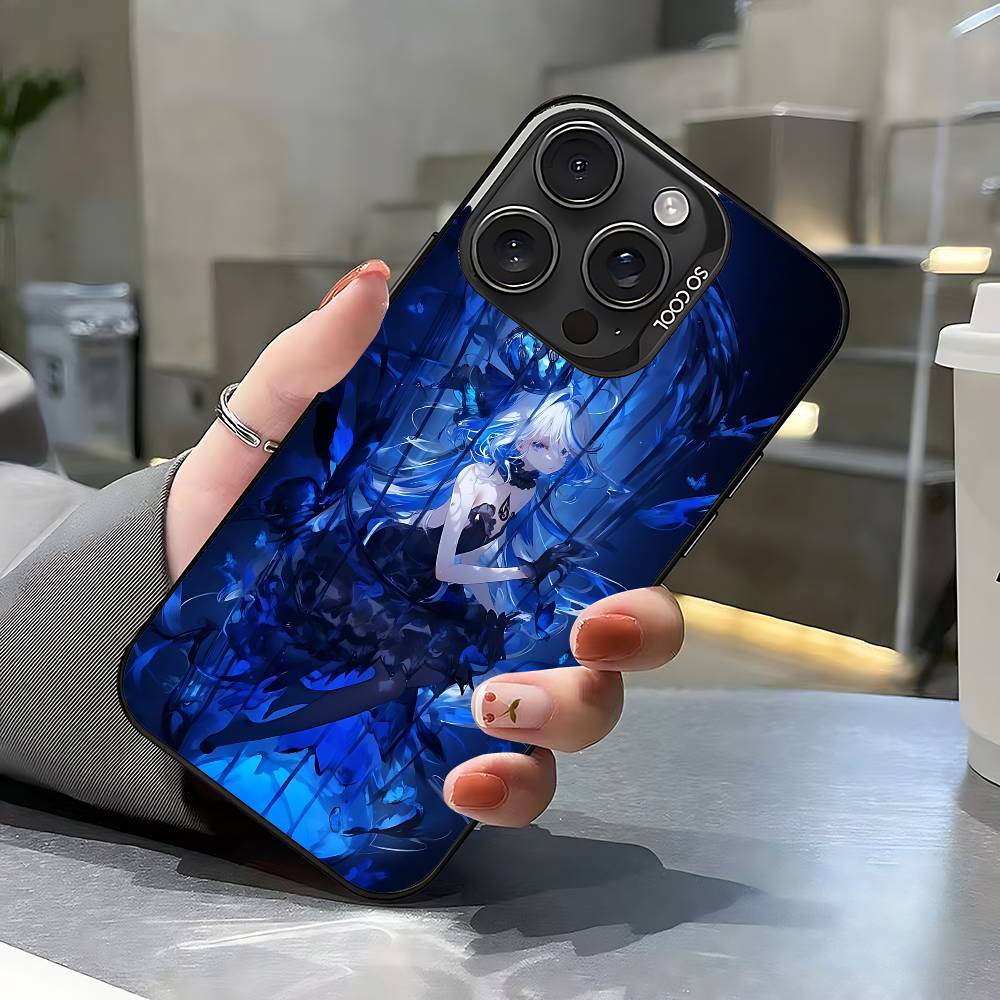 

Чехол для телефона Furina для iPhone 17 16 15 14 13 12 11 Pro Max Plus Цветной Ударопрочный Задняя крышка Серебристый iphone14pro