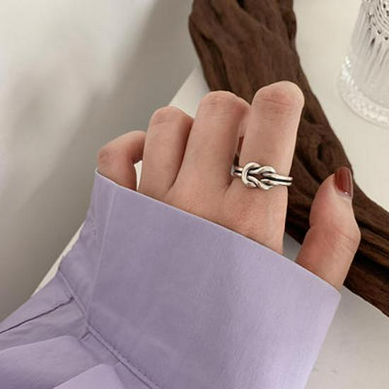 Women's Silver-Plated Retro Korean Style Index Finger Ring