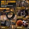 Universal Bicycle Air Pump Extension Tube Pump Bicycle Hose Air Pump Connector Bike Air Pump Tire Inflator Nozzles Accessories