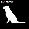 BLKUOPAR Golden Retriever Dog Silhouette Car Stickers Cute Animal Decal Sunscreen Die Cut Windshield Laptop Car Goods