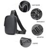 New Genuine Cowhide Chest Bag With Large Capacity Versatile Crossbody Fashionable Leather Men's Shoulder