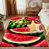 1PC Custom Name Watermelon Slices Artwork Theme Floor Mat Ideal for Living Room, Game Rooms, Office, Bedroom, Floor Mat Playful Design