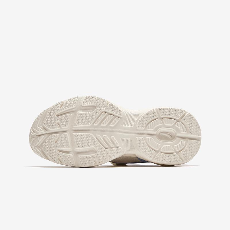 Anta Kids Synthetic Leather Fabric Simple Fashion Comfortable Versatile Breathable Lightweight Shock Absorption Low-Top Kids Running Shoes A22515511-3