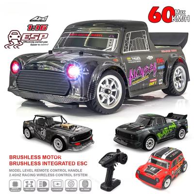 Nuovo 1/16 Auto telecomandata ad alta velocità 2.4G Quattro ruote motrici Drift Auto da corsa telecomandata 60km/h Giocattolo per ragazzi Monster Truck Regalo