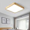 Modern LED Ceiling Light Wood Grain Golden One Light with 3 Colors Home Lighing Kitchen Bedroom Bathroom Surface Ceiling Lamp