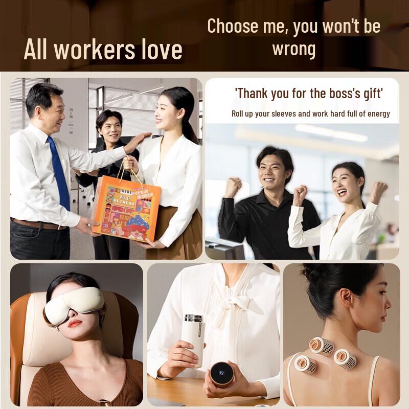Hezheng Eye Massager Warm Heart Gift Set