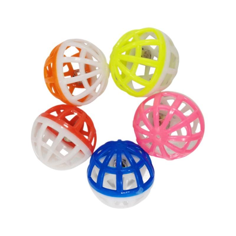

Colorful Plastic Balls, Hollow Bell Balls, Cats Toy Balls One Size
