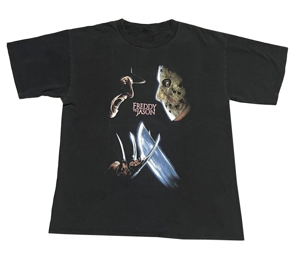 NEW Freddy vs Jason Shirt 2003 Horror Movie Size S-5XL Reprint Unisex T-Shirt XL